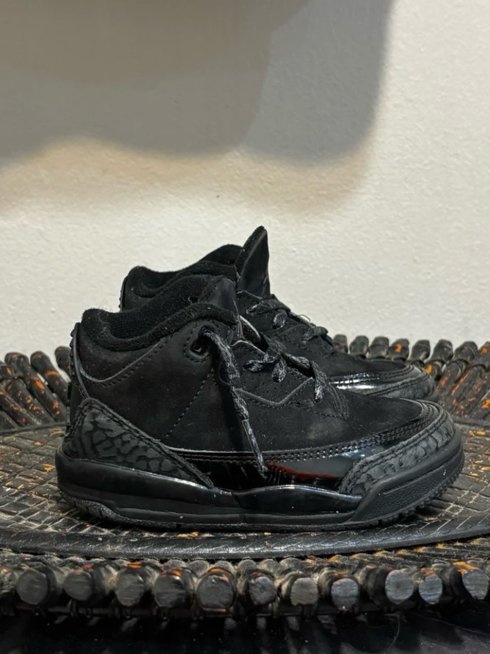 Air Jordan 3 Retro "Black Cat" Toddler Size 7